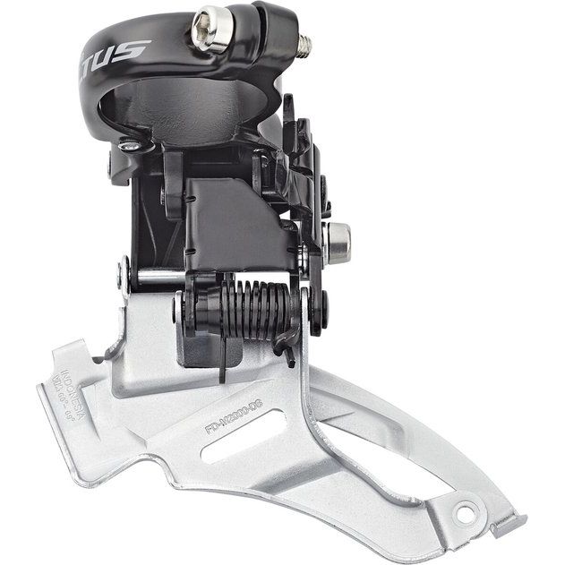 Shimano Voorderailleur FD-M2000 Top Swing Dual-Pull met hoge klem en 40 tanden voor racefiets of mountainbike