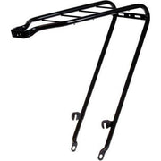Steco D-Model achterdrager voor 26/28 inch fietsen, zwart, geschikt voor AS- en Esge-bevestiging, bagagedrager op fiets