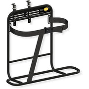Steco Buggy-Mee Advanced mat in zwart voor buggy, zichtbaar op de afbeelding. Beschermende accessoire voor kinderwagen.