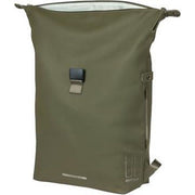 Basil Soho Nordlicht fietsrugzak 17 liter waterdicht, zwarte rugzak met reflectie-accenten, geschikt voor fietsen.