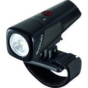Sigma Koplamp Buster USB, heldere hoofdlamp met USB-oplaadfunctie en verstelbare band voor veilig fietsen in het donker
