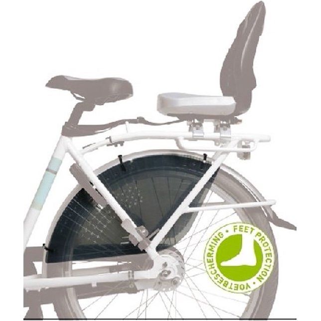 Thule Yeppie Feet jasbeschermers, universele spaakafscherming, set van 2, beschermt fietsvoeten tegen weersinvloeden en vuil