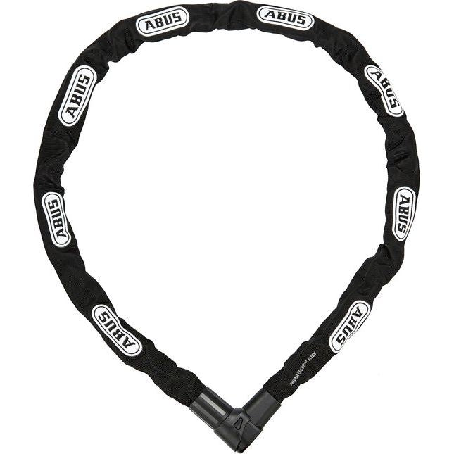 Zwart Abus Citychain 1010 kettingslot van 170 cm en 9 mm dik, geschikt voor veilig afsluiten van fietsen.