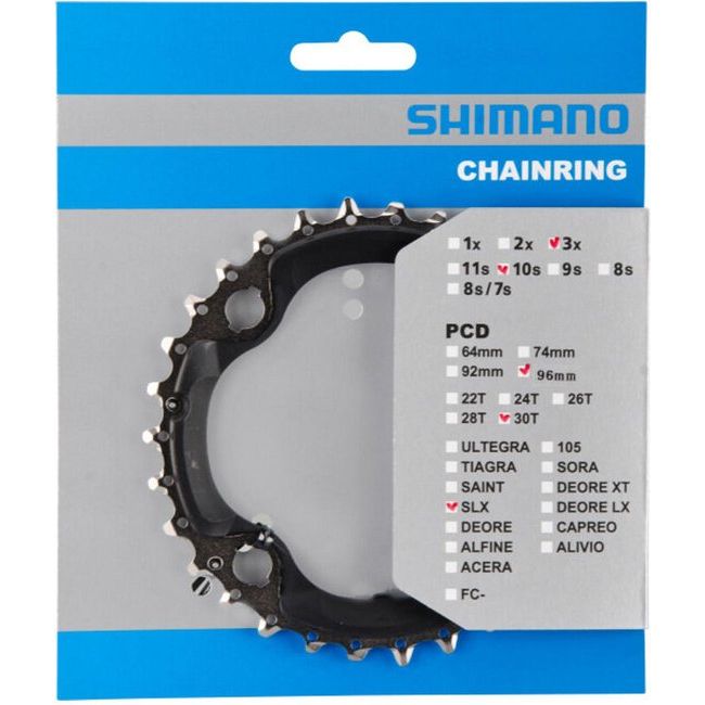 Shimano SLX FCM672 Kettingblad 30T 4 Arm