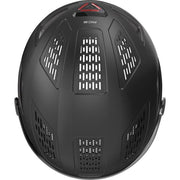 Abus Hyban 2.0 Ace speed pedelec helm met vizier, robuust zwart fietshelm met ventilatie en beveiligingsfeatures.