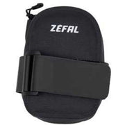 Zefal Z Zadeltas waterdicht, compacte zadeltas voor fietsaccessoires, zwart met reflecterende details, bevestigd aan fietsframe
