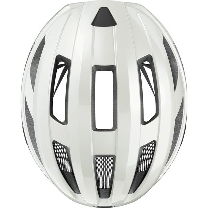 Abus Macator Mips racefietshelm met sportieve uitstraling en instapmodel, ontworpen voor veilig en comfortabel fietsen.