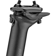 Ergotec Ray 6+ 350 Zw Zand zadelpen voor fiets, zwart en zandkleurig, zichtbaar in afbeelding.