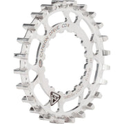 Gates Carbon Drive CDX Bosch Gen 2 RVS voortandwiel, compleet met tandwiel en ketting voor fietsen.