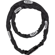 Abus Steel-O-Chain 4804C kettingslot, 75 cm lang, 4 mm ketting, met cijfercombinatieslot voor beveiliging van fietsen