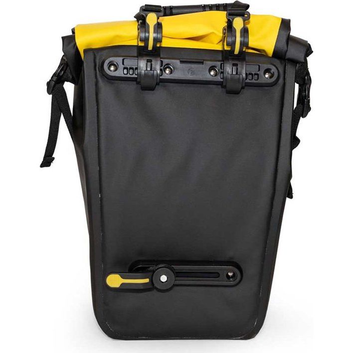 Burley Coho Xc 22 l Fahrradtaschen-Set Rolltop Gelb/Schwarz