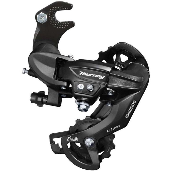 Shimano Tourney TY300 achterderailleur voor 6/7-speed fietsen, zwart met haak (B-type) op afbeelding 550x718-5.jpg