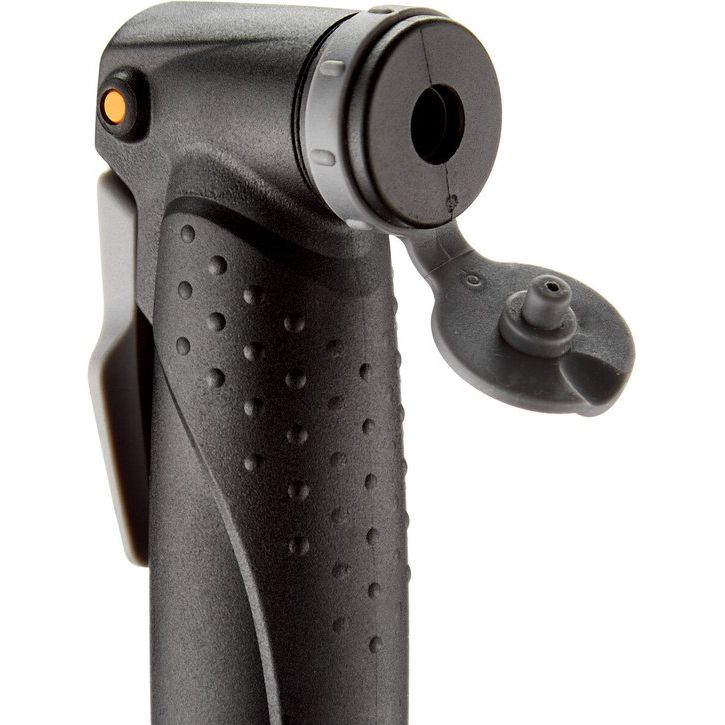 Topeak Deluxe fietsonderdeelset met minipomp, compacte fietspomp en accessoires voor inflatie en reparaties.