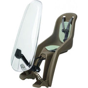 Polisport windscherm van transparant polycarbonaat, universeel, H56 cm, B24/39 cm, voor stuurbevestiging Ø21-28 mm