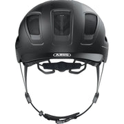 Abus Hyban 2.0 e-bike fietshelm met geïntegreerd led-achterlicht en ventilatieopeningen, veilig en comfortabel dragen.
