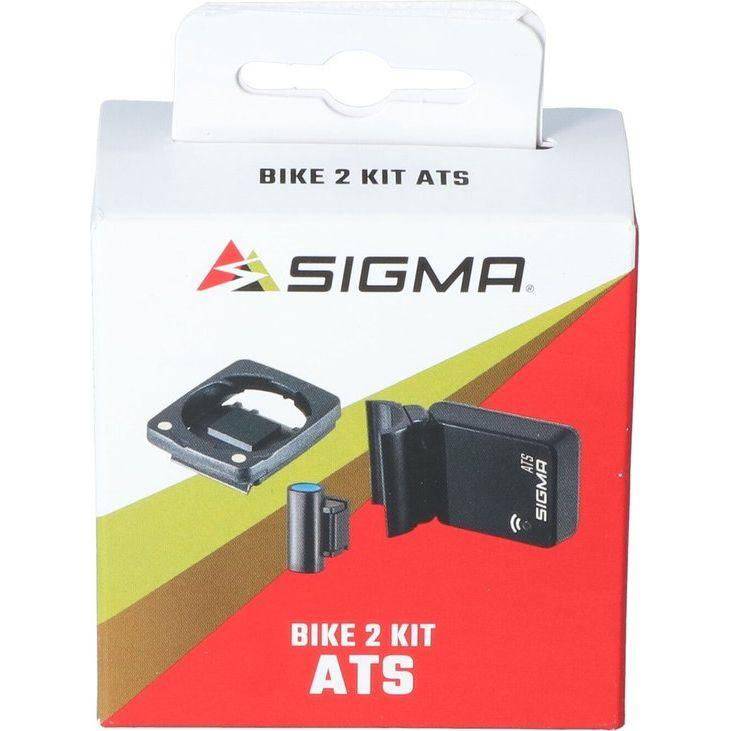 Sigma snelheidszenderset Ats met sensor, magneet en houder voor nauwkeurige snelheidsmeting op fietsen.