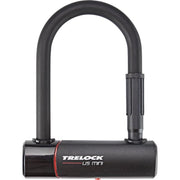Trelock U-slot beugelslot U5 Mini ZB401 in zwart, 83/140mm, stevig en veilig voor fietsbeveiliging.
