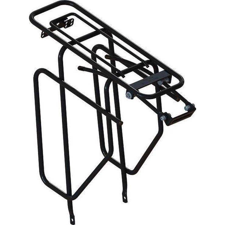 Steco Tubic Slim bagagedrager voor 28-inch fietsen, lichtgewicht en achterdrager, geschikt voor bagage en fietstassen