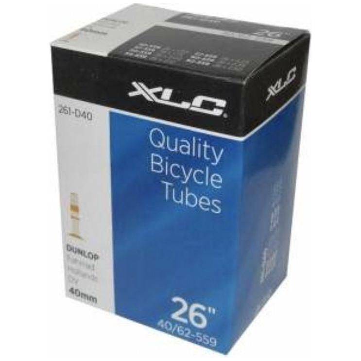 XLC binnenband 26 inch met een diameter van 26x1.50-2.50 en een ventiellengte van 40 mm, geschikt voor fietsbanden.