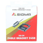 Sigma fietscomputer houder 2450 met kabel, compatibele accessoire voor fietscomputer, stevige bevestiging en kabelverbinding.