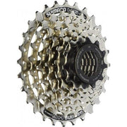 Shimano HG41 7-speed cassette 11-28T met roestvrijstalen tandwielen voor racefiets of mountainbike op afbeelding