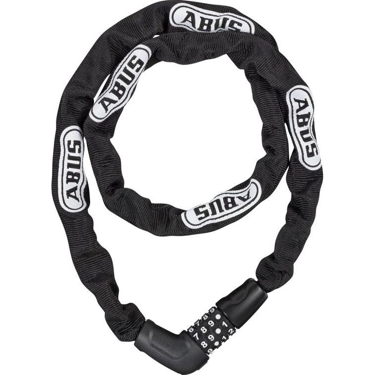Abus Steel-O-Chain kettingslot van 75 cm met 5 mm dikte, inclusief cijferslot voor veilige fietsbeveiliging