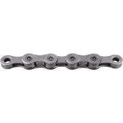 KMC X10 EPT 114 10-speed ketting in donker zilver voor fiets, 1/2 inch x 11/128 inch, visueel duidelijk op afbeelding