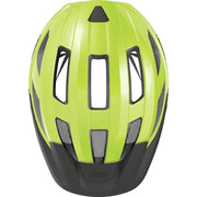 Abus Macator Mips racefietshelm, sportieve instaphelm met Mips-systeem, zwart met ventilatieopeningen, op een witte achtergrond