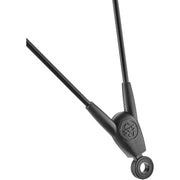 Zwarte SKS Bluemels Basic spatbordenset voor 27,5 en 29 inch fietsen, zichtbaar op een fiets.