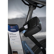 Zwart Abus Bordo SmartX 6000A/120 vouwslot met flexibele metalen beugel en digitale sleutel voor veilig fietsen.