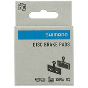 Shimano G05A-Rx resin schijfremblokken voor fiets, set van twee, geschikt voor betrouwbare remprestaties.