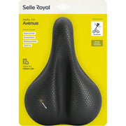 Selle Royal Avenue Moderate stadsfiets en e-bike zadel met Royalgel voor comfortabel fietsen in urban omgeving.