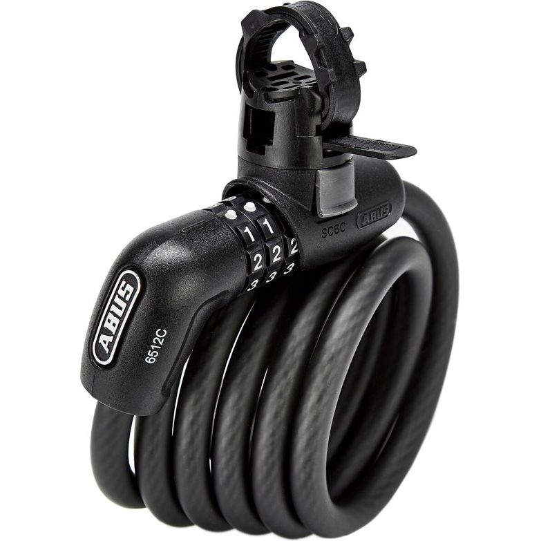 Abus Kabelschloss Code Tresor 6512C/180 Schwarz Scmu