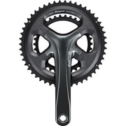 Shimano Tiagra FC-4700 racefiets crankstel met 2x10 versnellingen en holle as, zwart en stevig voor snelle ritten.