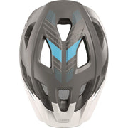 Abus Aduro 3.0 E-bike helm met geoptimaliseerde ventilatie en allround stadsdesign, zichtbaar in de afbeelding.