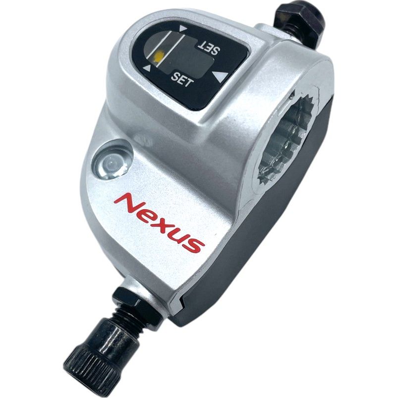 Shimano Nexus SL-3S35E 3-versnellingen shifter rechts met kabels voor fiets, compacte en gebruiksvriendelijke aandrijfsysteem.