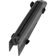 Topeak Fastfuel Tribox frametas in zwart met waterdichte ritssluiting, geschikt voor fietsframes en bagagedragers.
