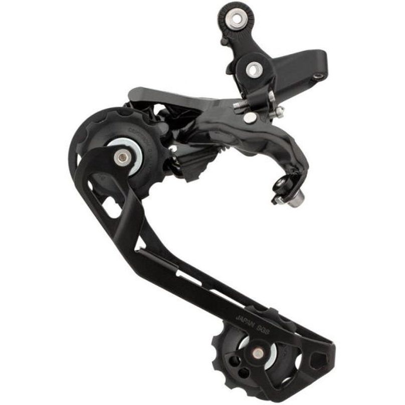 Shimano Deore Rd-T6000 10-speed achterderailleur in zwart, direct mount Shadow+ SGS voor mountainbikes en racefietsen.