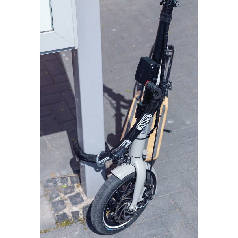 Abus Alarmbox 2.0 Schwarz + Einsteckkette Ach 6Ks/100