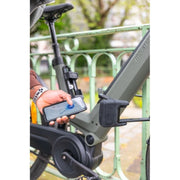 Zwart Abus Bordo Smartx 6000A/120 vouwslot met 120 cm ketting voor fietsbeveiliging, zichtbaar in de afbeelding