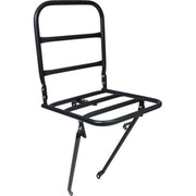 Steco Voordrager 30x30 cm in mat zwart, geschikt voor kroomboutmontage, zichtbaar op de afbeelding.