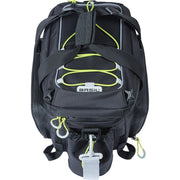 Basil Miles XL Pro bagagedragertas met waterdichte stof en ruime capaciteit van 9-36 liter, geschikt voor fietsbagage.