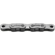 KMC Z1EHX enkele versnelling ketting met 128 schakels, donker zilver, EPT coating voor fietsen en motorfietsen