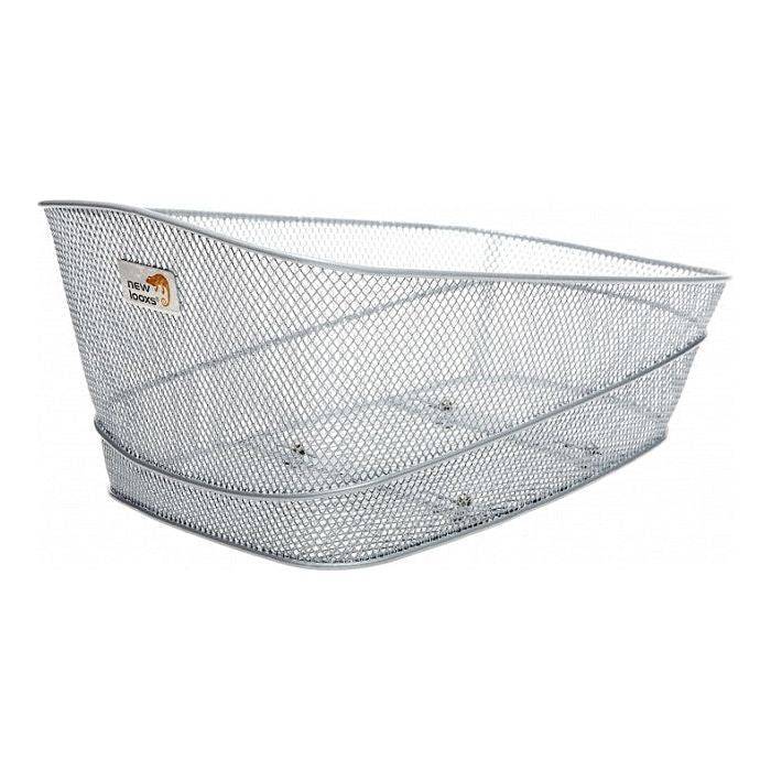 New Looxs Fietsmand Stresa 22 Liter 42 X 33 X 20 Cm - Zilver - Le Coq Wielerartikelen