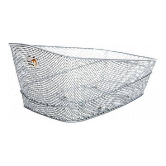 New Looxs Fietsmand Stresa 22 Liter 42 X 33 X 20 Cm - Zilver - Le Coq Wielerartikelen