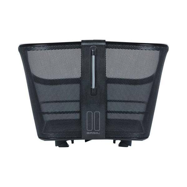 Fietsmand Basil Cento Tech Fiber WSL met bagagedragerbevestiging 21 liter 46 x 34 x 25 cm - Le Coq Wielerartikelen