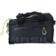 Basil Miles Trunkbag bagagedragertas met 7 liter waterdichte tas, geschikt voor fietsaccessoires en bagage.