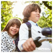 Basil Stardust 8 liter fietsrugzak Nightshade met hook-on systeem, zwart en reflecterende details voor veilig fietsen
