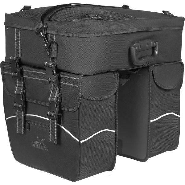 Greenlands Dubbele Fietstas Touring 600D Polyester 25 Liter 35 X 47 X 15 Cm - Le Coq Wielerartikelen