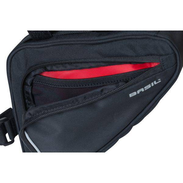 Basil Frametas Sport Design Triangle 1,7 Liter 19 X 0 X 10 Cm - Zwart - Le Coq Wielerartikelen